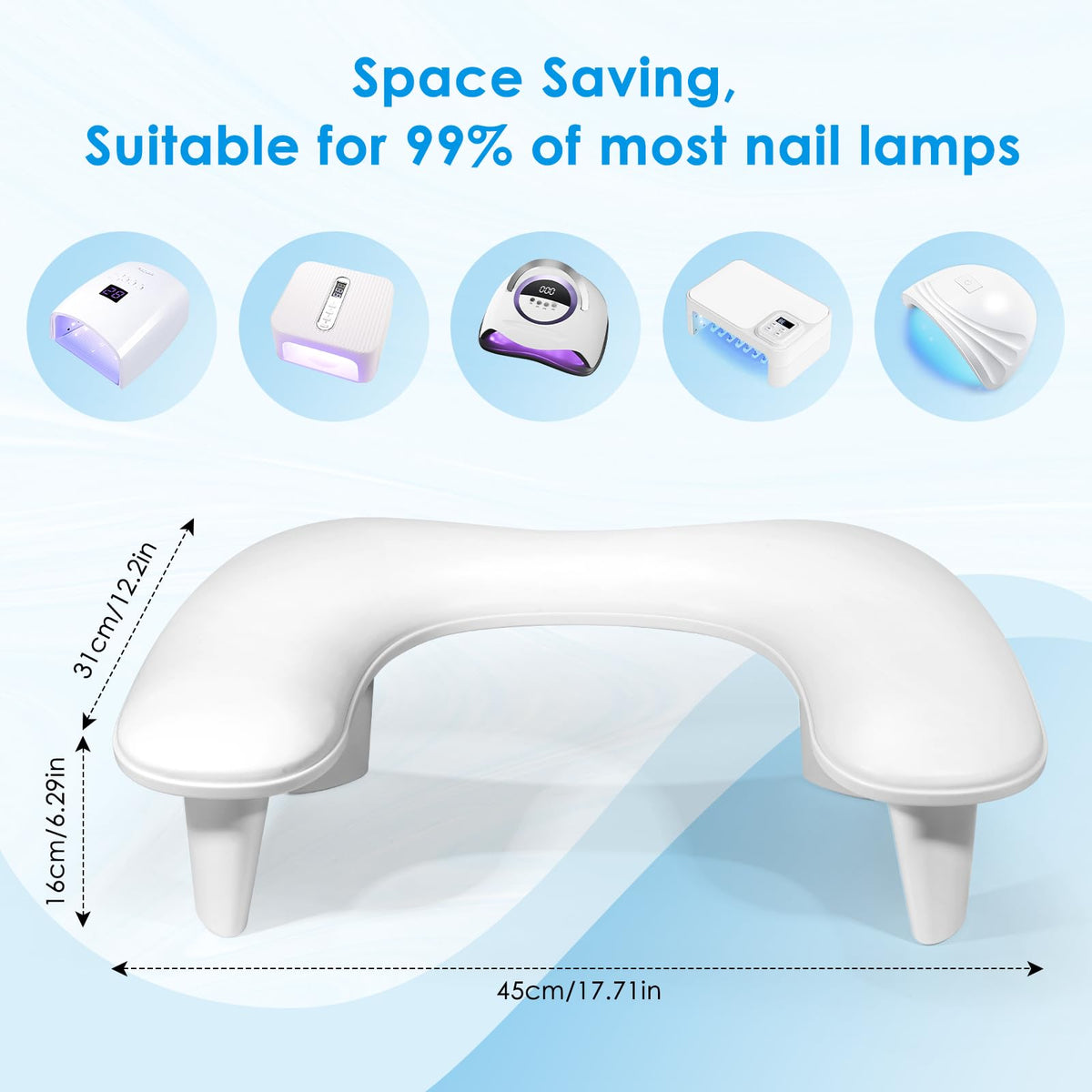 LIONVISON arm rest placed on salon table conveying professional look