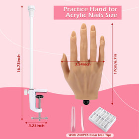 LIONVISON deep nail groove holding a clear coffin tip securely to show tip seating for precise acrylic application