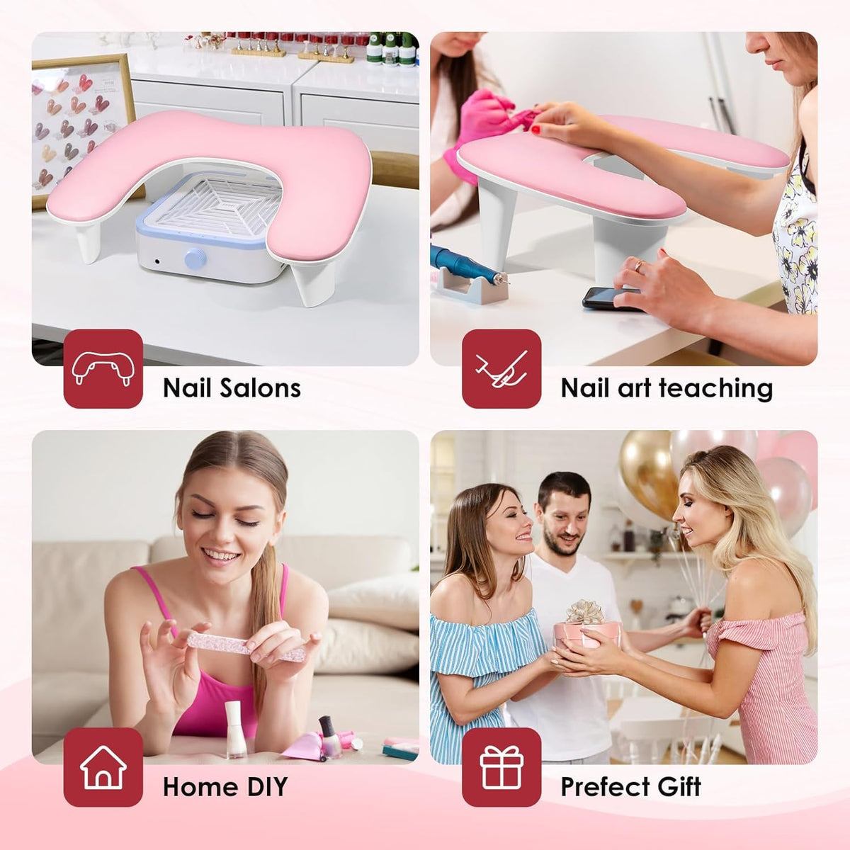 LIONVISON folded arm rest demonstrating compact storage and portability