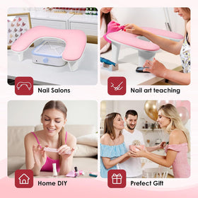 LIONVISON folded arm rest demonstrating compact storage and portability