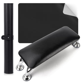 LIONVISON front view of arm rest and mat showing organized workstation benefit