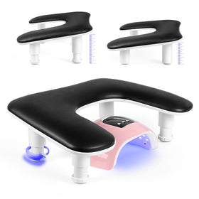 LIONVISON front view of U-shaped arm rest showing stable hand support and comfort