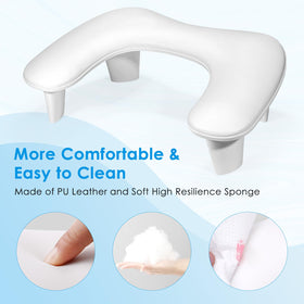 LIONVISON hand resting on pillow illustrating stable support for nail work