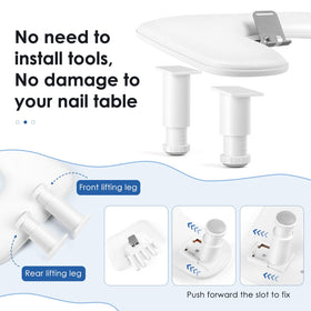 LIONVISON height adjustment detail demonstrating secure, customizable positioning