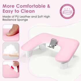 LIONVISON arm rest in salon setting keeping client steady and comfortable