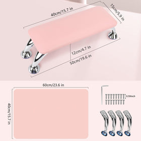 LIONVISON nail mat flat on table protecting surface from spills