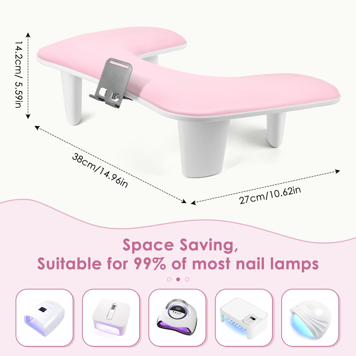 LIONVISON non-slip silicone pads under base providing secure grip