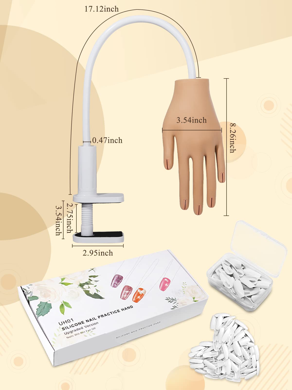 LIONVISON hand next to real hand showing size and realistic scale advantage