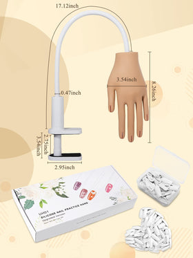 LIONVISON hand next to real hand showing size and realistic scale advantage