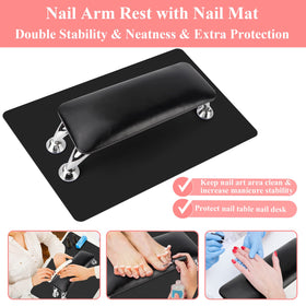 LIONVISON hand resting on pillow to illustrate size and ergonomic support