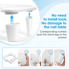 LIONVISON underside non-slip silicone pad detail preventing movement