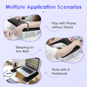 LIONVISON thick built-in non-slip pad detail ensuring tabletop stability and safety