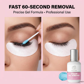 Liore Lash gel texture close-up demonstrating non-drip control benefit