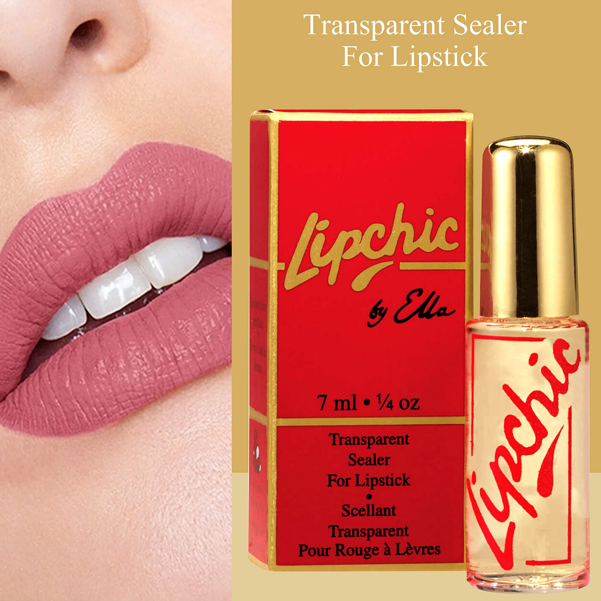 Lip Chic By Ella applicator closeup displaying precise, mess-free application