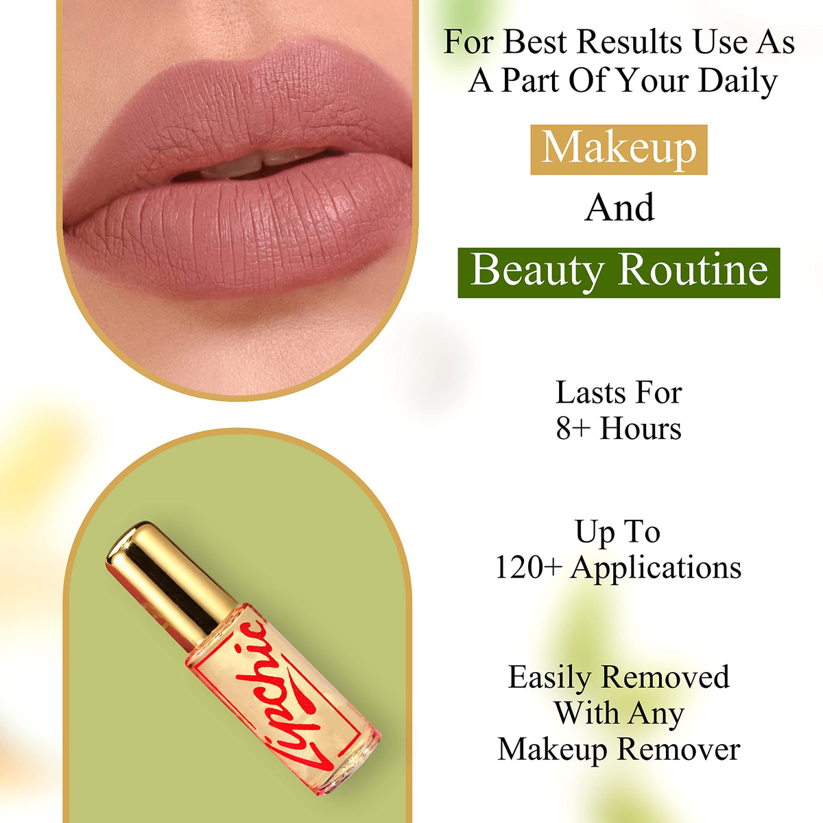 Lip Chic By Ella label and ingredients highlighting product transparency and safety
