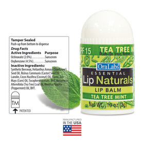 Lip Naturals bing cherry tube close-up showing bright flavor and moisturizing benefit