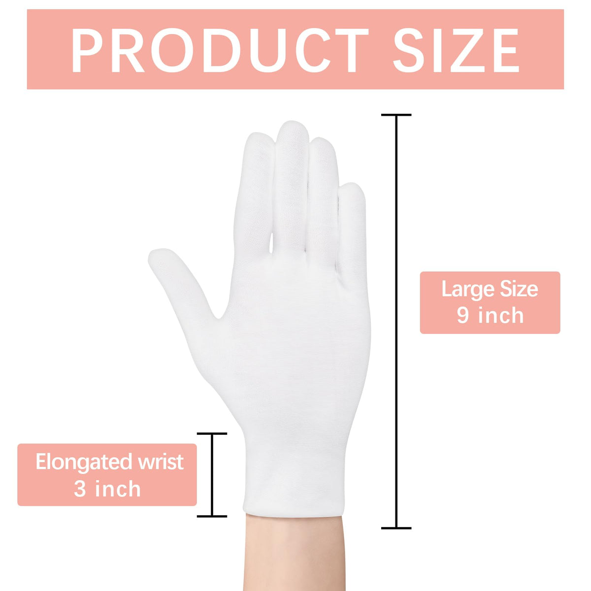 lipetol close knit texture of cotton glove fabric, breathable comfort benefit