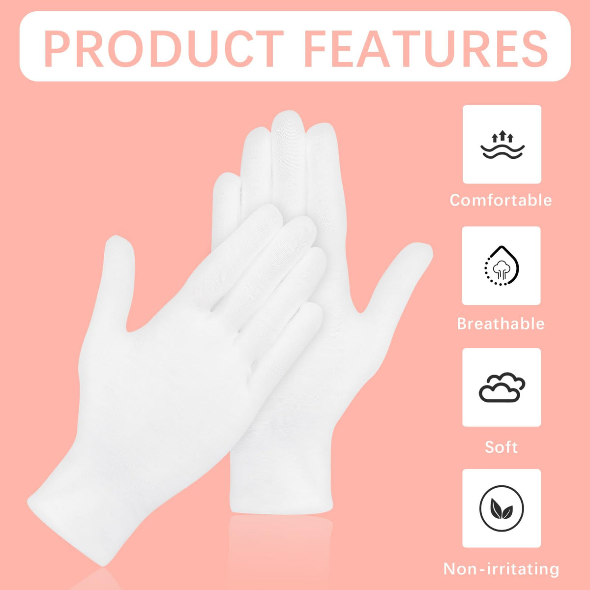 lipetol gloves handling a coin for inspection, prevents fingerprints benefit