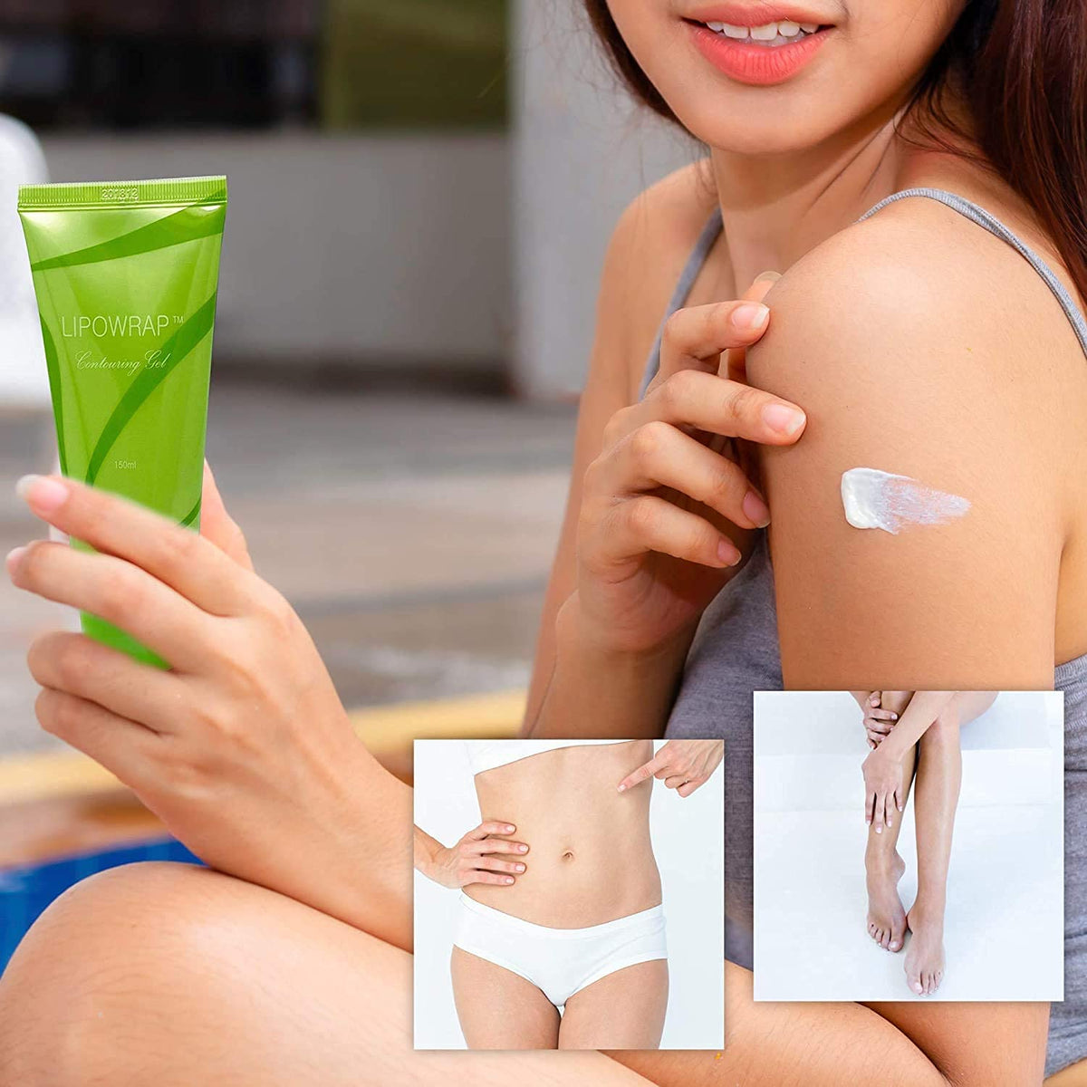 lipo applicator on bathroom vanity styled for lifestyle use and everyday grooming benefit