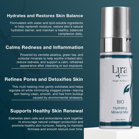 Lira Clinical bottle in hand demonstrating compact 2 oz travel-friendly size