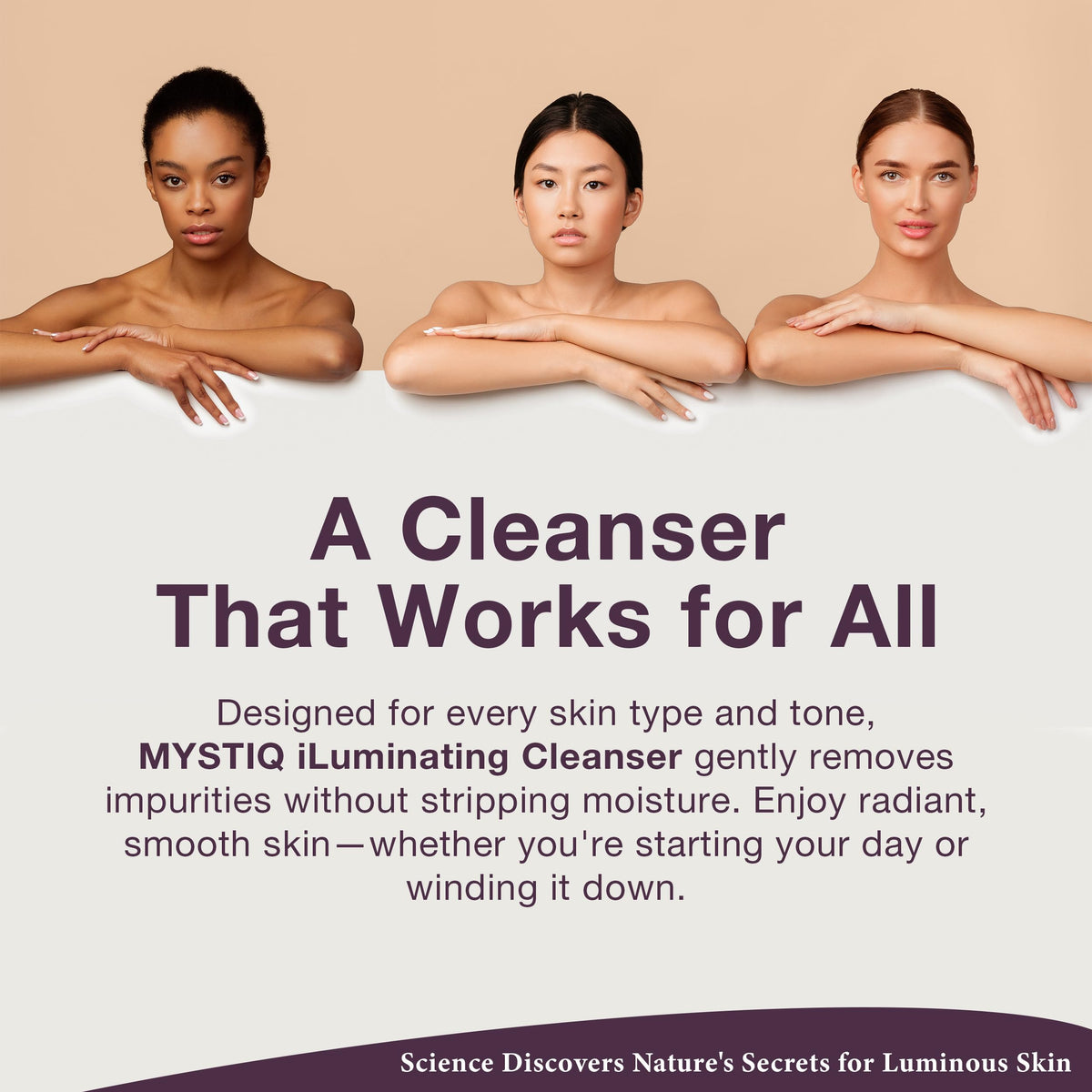 Lira Clinical cleanser in hand showing size and easy dispensing
