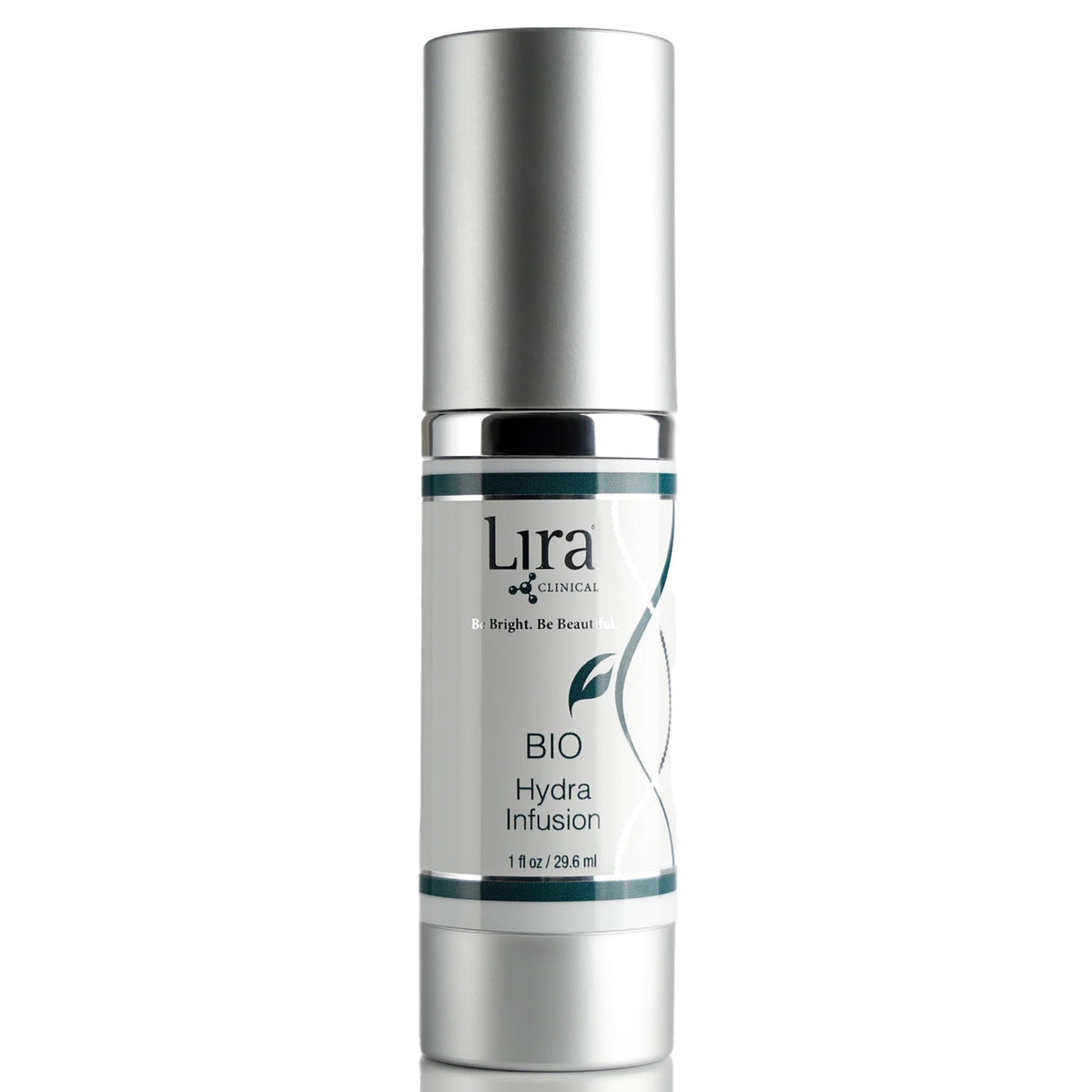 Lira Clinical front bottle product shot showing sleek travel-size benefit