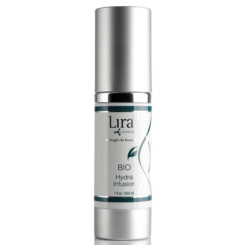 Lira Clinical front bottle product shot showing sleek travel-size benefit