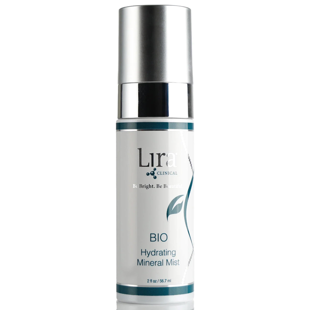 Lira Clinical front packaging showing 2 oz bottle and branding for convenient hydration