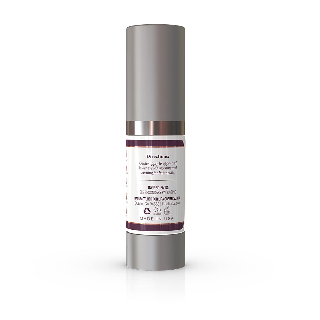 Lira Clinical MYSTIQ cream texture close-up showing silky, fast-absorbing finish