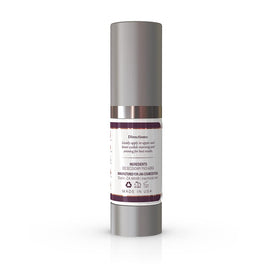 Lira Clinical MYSTIQ cream texture close-up showing silky, fast-absorbing finish
