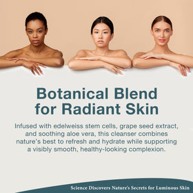 Lira Clinical emulsified lather on hand showing effective makeup removal benefit