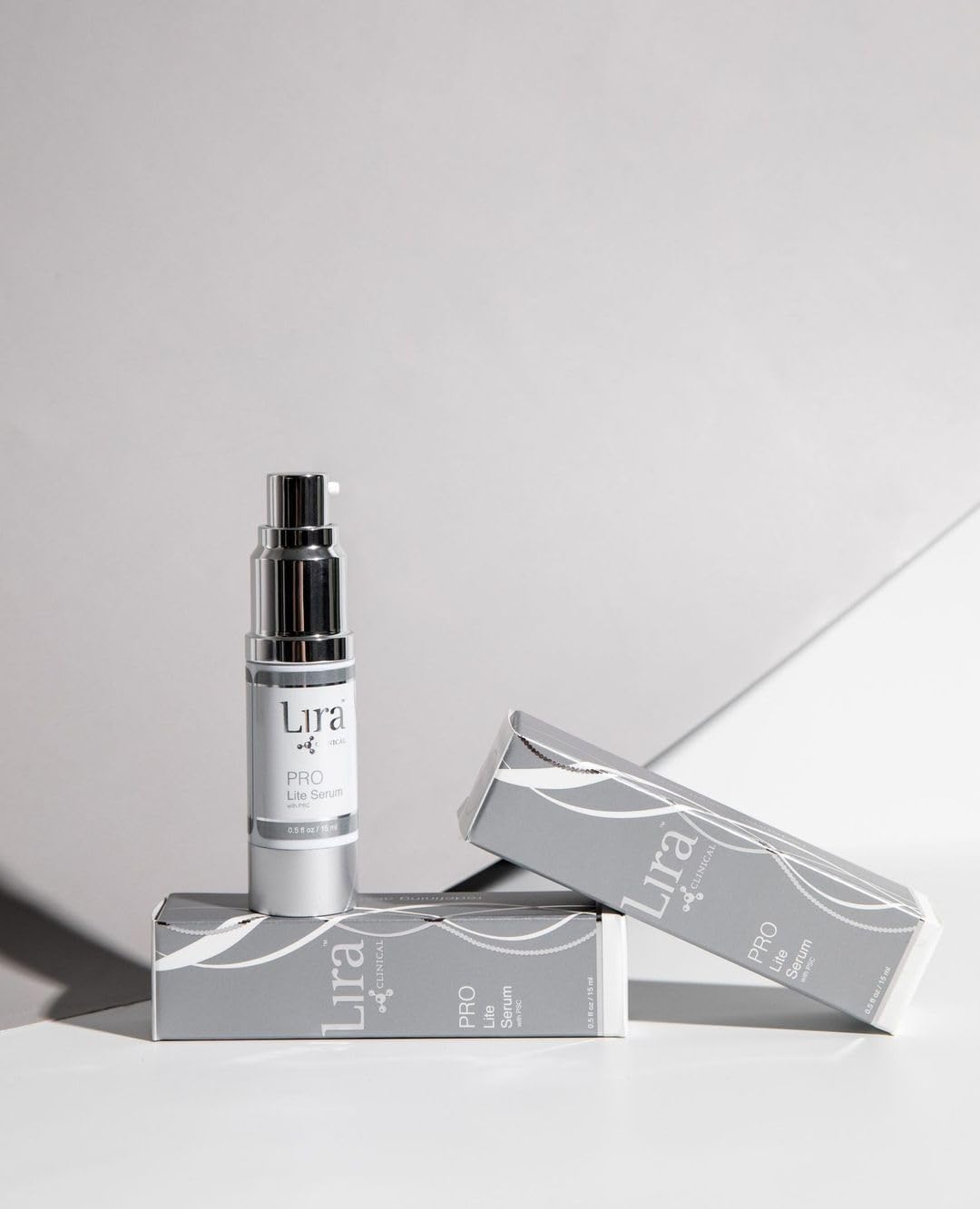 Lira Clinical before and after skin tone improvement visual suggestion