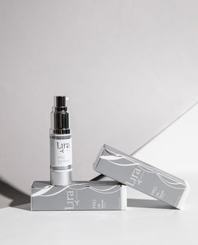 Lira Clinical before and after skin tone improvement visual suggestion