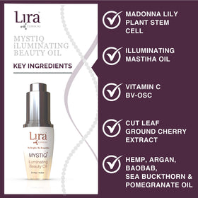 Lira Clinical product staged on vanity with cream showing routine versatility