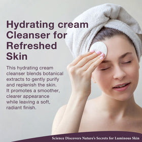 Lira Clinical close-up of creamy foam texture for gentle hydration