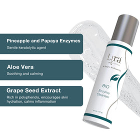 Lira Clinical bottle next to hand for size comparison and travel-friendly benefit