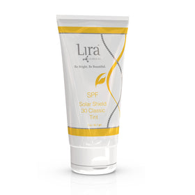 Lira Clinical front tube showing product label and compact packaging benefit