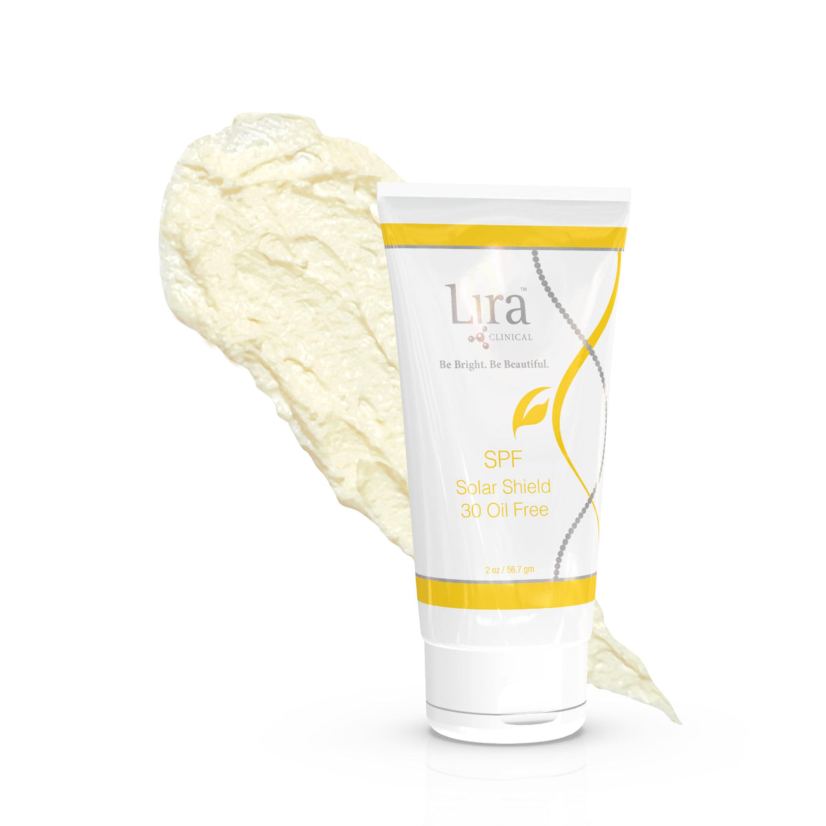 Lira Clinical ingredients label highlighting zinc oxide and botanical actives