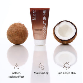 Lirene before and after image illustrating evening of tone and luminous result