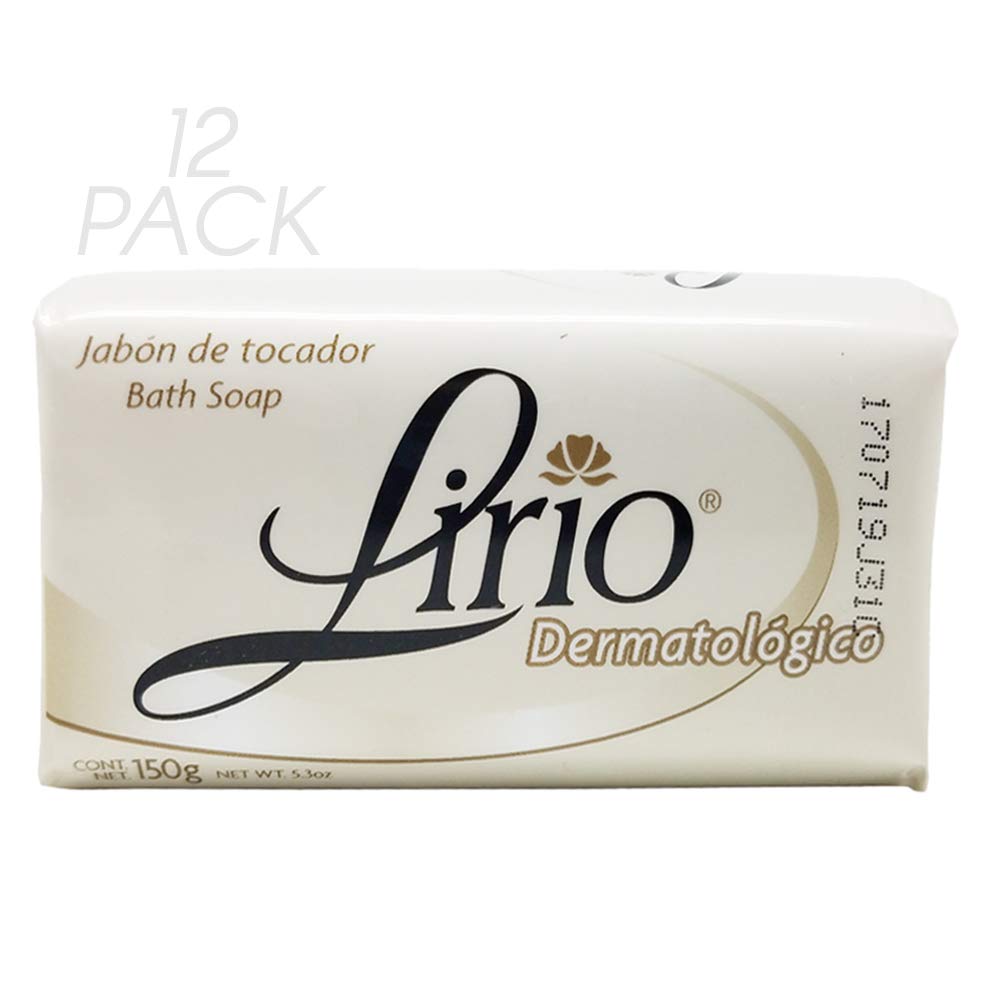 Lirio front packaging showing brand and glycerin-enriched antibacterial benefits