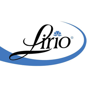 Lirio bar beside a hand for scale showing convenient 5.3 oz size and everyday use