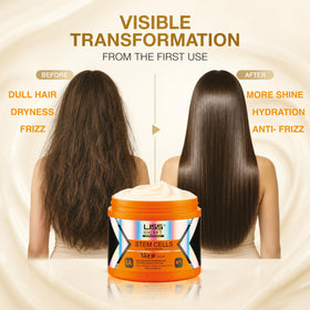Liss Expert open jar texture highlighting creamy, hydrating mask