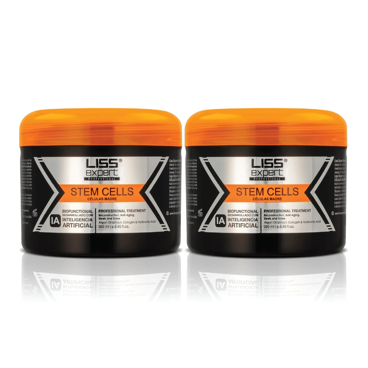 Liss Expert Professional front packaging showing dual 250 ml bottles and label benefit