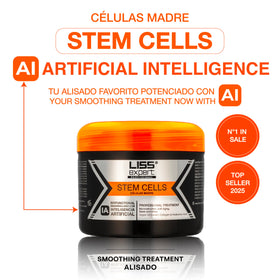 Liss Expert Professional cream texture close-up highlighting rich keratin blend and moisture