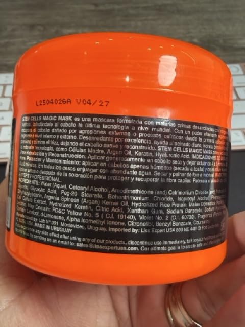 Liss Expert creamy mask texture illustrating rich hydration and slip