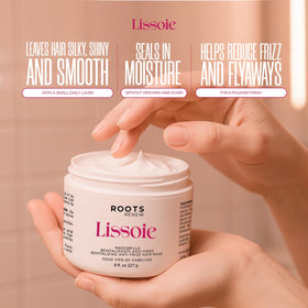 Lissoie jar in hand for scale and travel-friendly sizing benefit