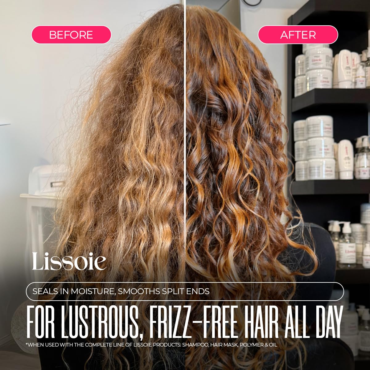 Lissoie close-up texture highlighting creamy repair and spreadability