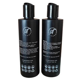 LIT UNICORNS bottle size comparison showing amount per treatment