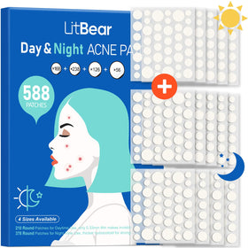 LitBear front package showing patch varieties and benefits