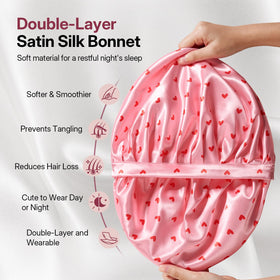 LitBear satin lining close-up highlights smooth fabric that reduces friction
